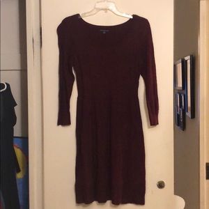 Burgundy cute dress!!